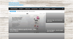 Desktop Screenshot of kostenlose-produktproben.com